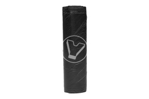 Garbage bag without label, 120 l, 25 microns, 80*110 cm, 10 pcs/pack