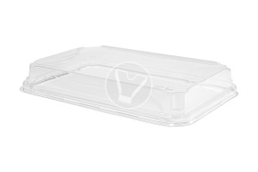 PET lid for Pratico container, 221*138*24mm