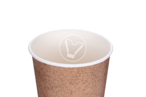 Стакан 250 мл, крафт, d 80 мм, Лига Пак