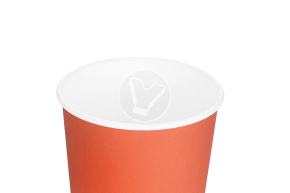 Стакан 250 мл., Red, бумажный для горячего