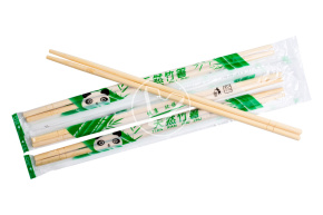 Chopsticks in individual packaging, length 230 mm, Verde Vita