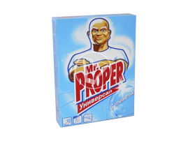 Универсальный порошок "Mr Proper", синий, 400 г