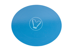 Cake board without holder, round, d 280 mm, height 2.5 mm, blue, 10 pcs/pack, “Confectioner”