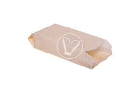 Пакет бежевый, 90*40*205 мм, с плоским дном 