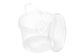 Банка с крышкой, прозрачная, d 122 мм, 800 мл