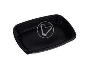 Container (lunch box) SpK-230-37 mm without lid, 700 ml, black