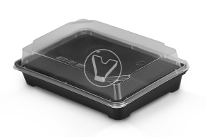 Lid to the bottom of sushi, transparent Spk-19