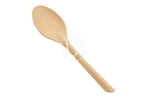 Tea spoon "Biopolymer", craft, length 125 mm