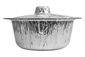 Aluminum pan shape with lid, 3200 ml, 294*112 mm, Lamina