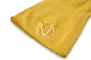 Перчатки резиновые, 100 г, размер M, желтые