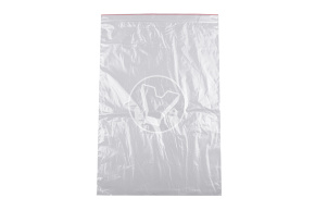 Plastic poly bag with resealable lock, 300*400 mm