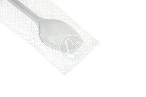 Set "Economy" 2/1, white (tablespoon, white napkin)