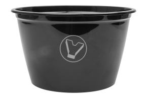 Контейнер суповой К144, 750 мл, черный, без крышки