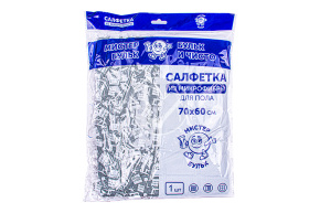 Тряпка из микрофибры для пола, 70*60 см, мистер Бульк