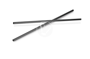 Трубочки без гофроизгиба, черные, d-5, 240мм Yan's