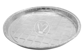 Aluminum dish Y328, round for pizza