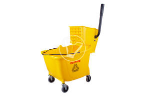 Ведро с механическим отжимом, на колёсах, 36 л