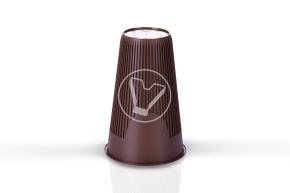 Cup 400 ml, for hot drinks, brown, PP