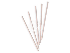 Трубочки бумажные, крафт, d 8 мм, 230 мм, 250 шт/уп