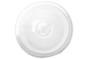 Plastic cup dome lid without hole, d 98 mm, PET, Cyclyc