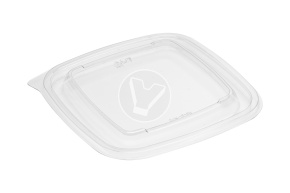 Крышка к контейнеру СпК-1616, прозрачная, СтиролПласт