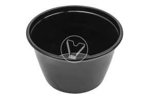 Контейнер суповой К144, 750 мл, черный, без крышки