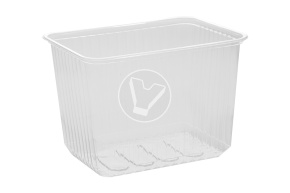 Container 2000 ml, 179*132*125 mm, transparent, Cyclyc