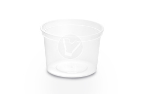 Soup container PL, 500 ml, black, d 112 mm