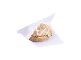 Burger corner, white, 155*170 mm