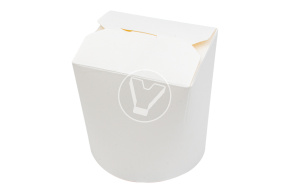 Paper container for China Box noodles, white, 500 ml