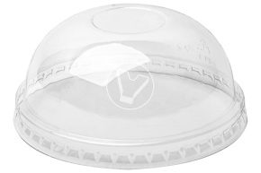 Plastic cup dome lid, without hole, diameter 92 mm, Cyclyc