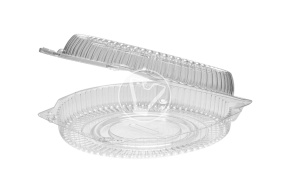 Packaging for pie with a low lid, T-200, IP 52, diameter 200 mm