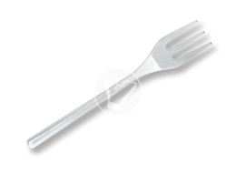 Buffet fork, transparent, 100 mm, Buffet