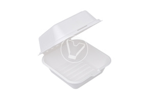 Container (lunch box) with lid 530 ml, 150*150*40 mm, Verde Vita