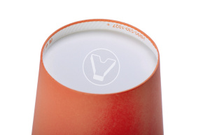 Стакан 250 мл., Red, бумажный для горячего