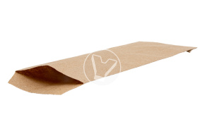 Bag for flat-bottomed devices, 80*220 mm, kraft