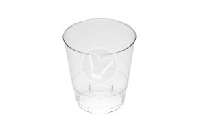 Стакан пластиковый, прозрачный, 200 мл