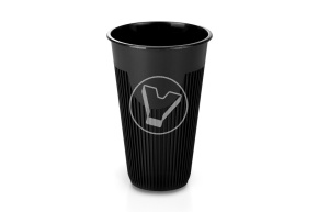 Cup 400 ml, for hot drinks, black, PP