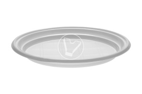 Тарелка плоская, белая, d 205 мм, СтиролПласт