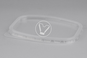 Крышка к контейнеру 139*102, прозрачная, СтиролПласт