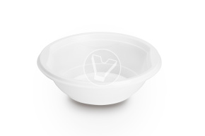 Тарелка глубокая 475 мл., белая в пленке 