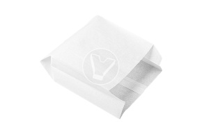 Bag for fries with V bottom, 110*50*150 mm, white