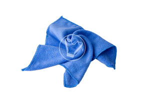 Тряпка из микрофибры, синяя, 35*35 см, Комфорт