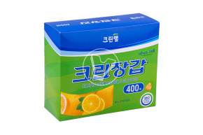 Extra Premium polyethylene gloves, transparent, size L, 400 pcs/pack