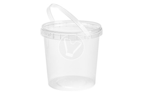 Ведро с ручкой и крышкой, 1000 мл, d 122 м