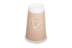 Cup, 400 ml, kraft double-layer