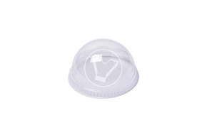 Plastic cup dome lid, without hole