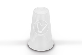 Cup 400 ml, for hot drinks, transparent, PP