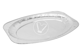 Aluminum dish Y345, oval