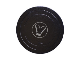 Cake board without holder, round, d 280 mm, height 2.5 mm, black, 10 pcs/pack, “Confectioner”